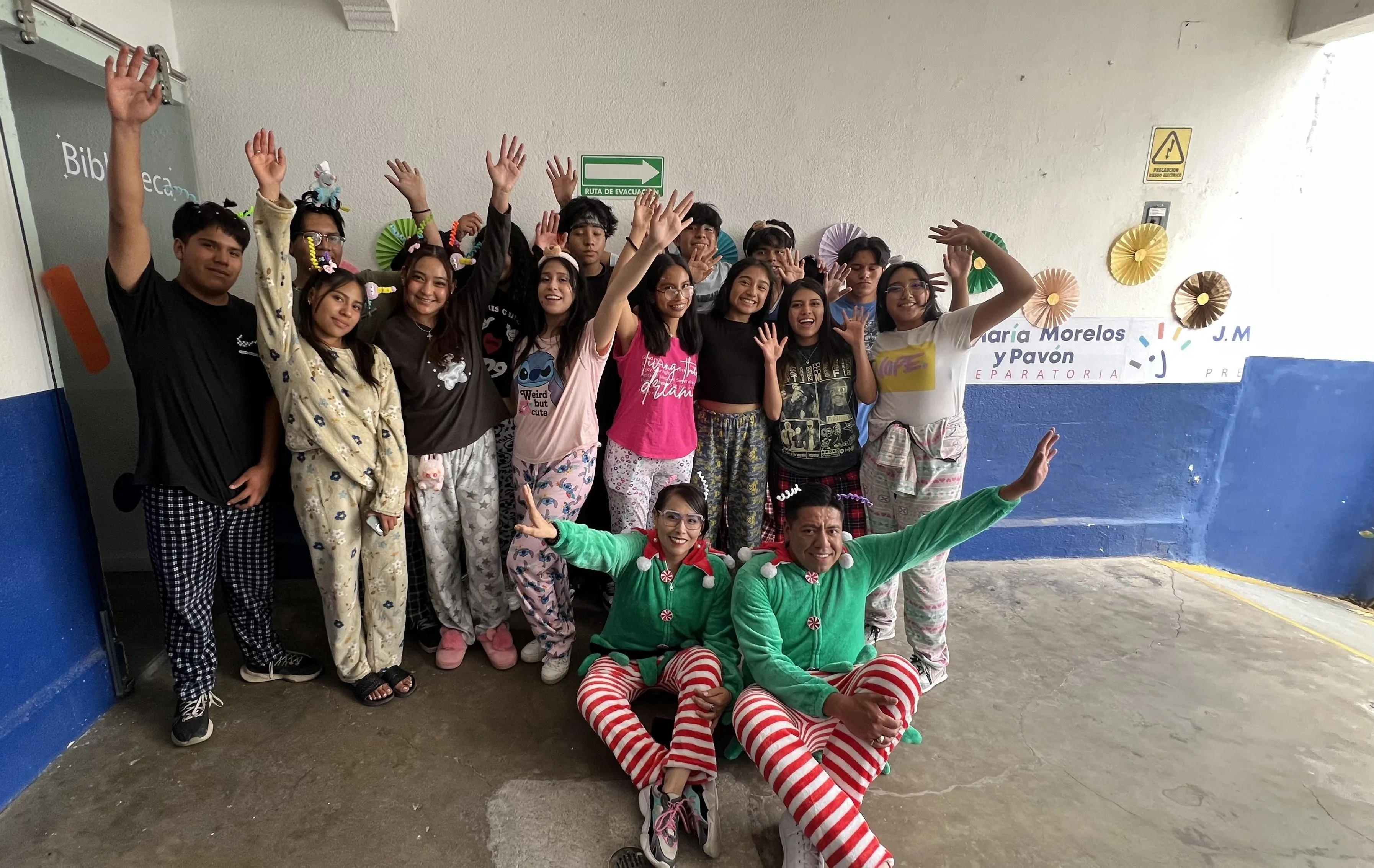 Día de pijamas: convivencia entre alumnos