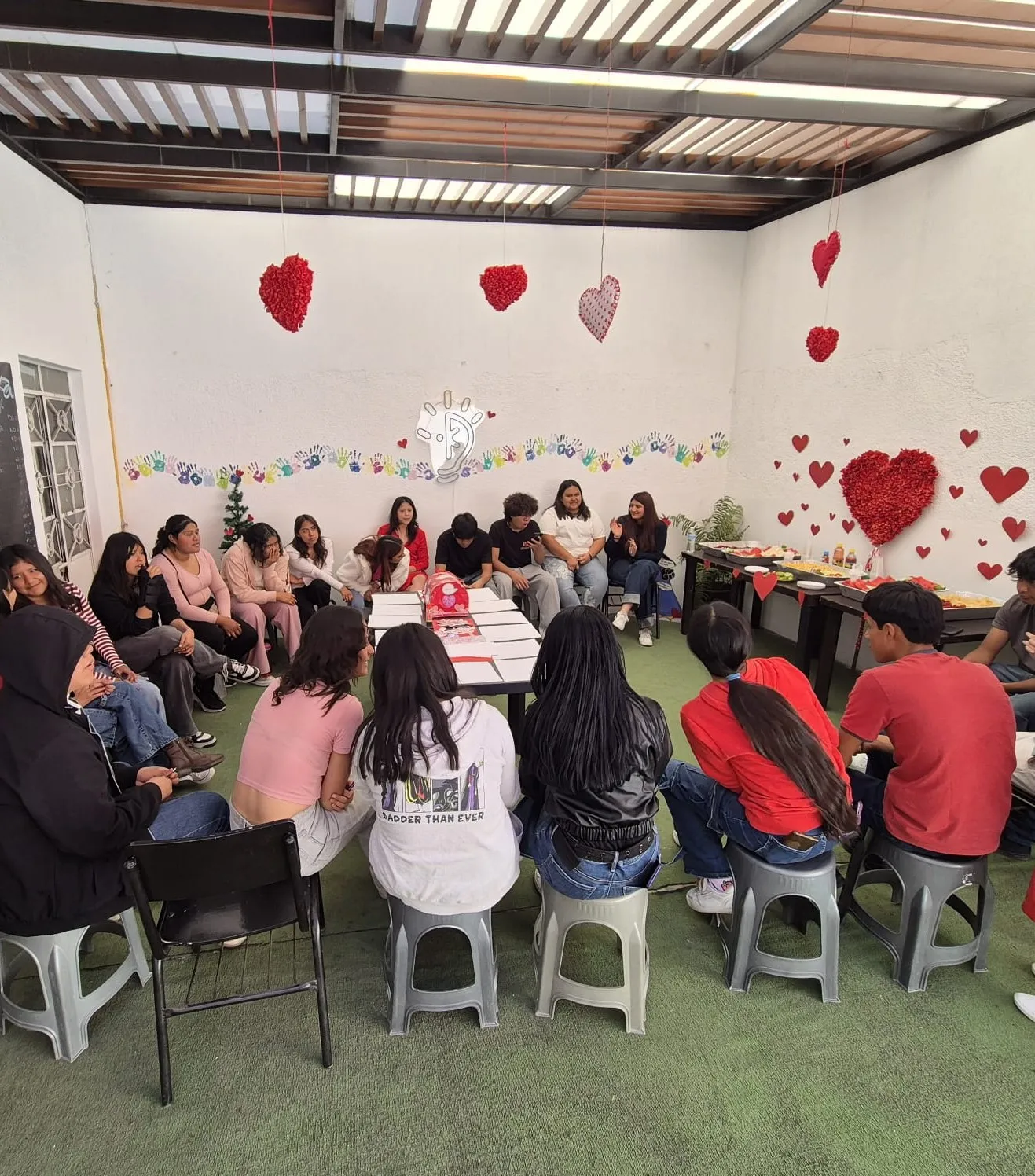 Celebración de San Valentín en el plantel